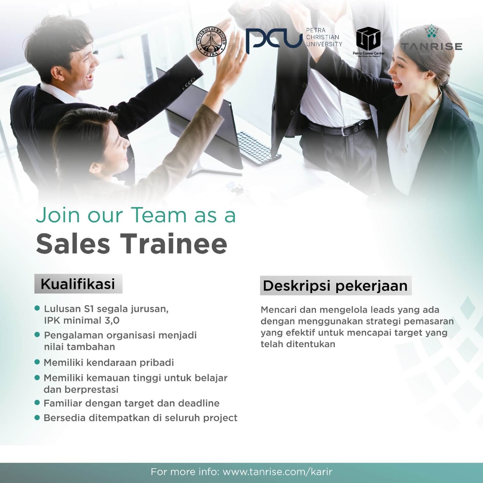 Tanrise Property Career Temukan Karir Anda Bersama Kami